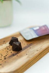 Shift D10 Edible Dark Chocolate Bite.  Better ingredients matter.